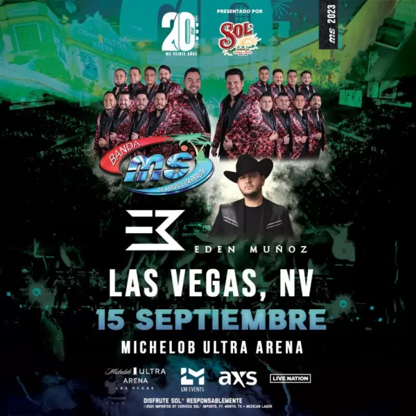 Banda MS y Eden Muñoz en Las Vegas, Nevada, Septiembre 2023