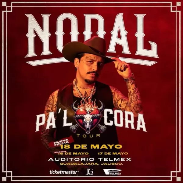 Christian Nodal en el Auditorio Telmex, Mayo 2024