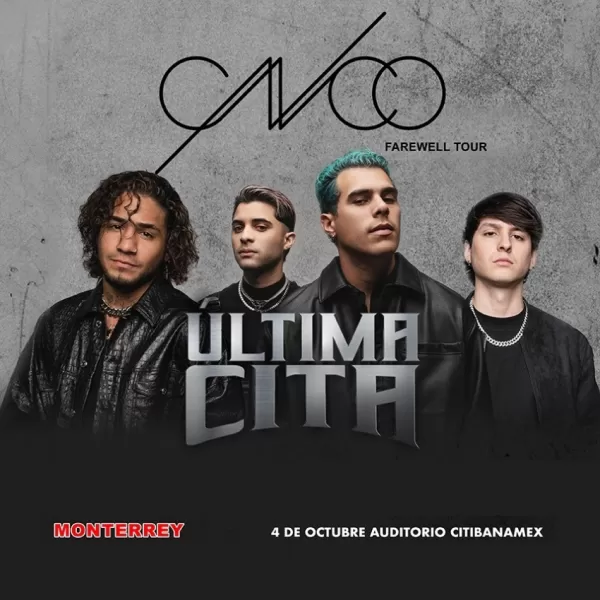 CNCO en el Auditorio Citibanamex, Monterrey, Octubre 2023