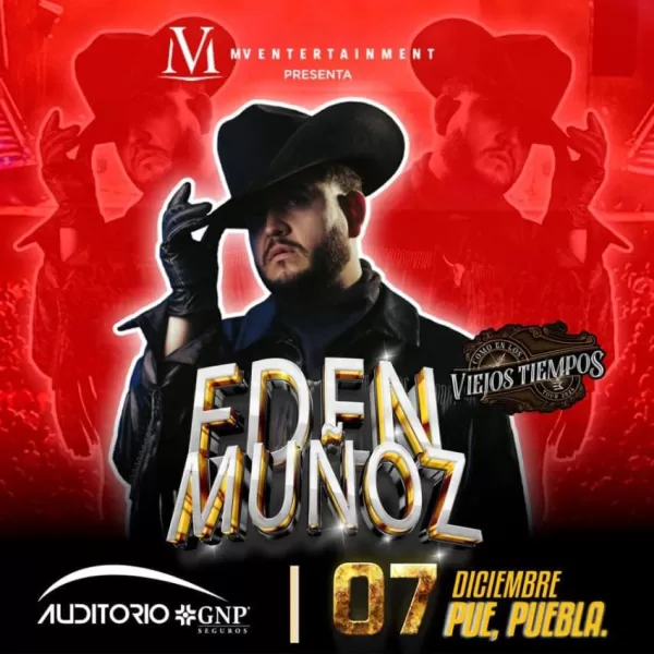 Eden Muñoz en el Auditorio GNP de Puebla, Diciembre 2024