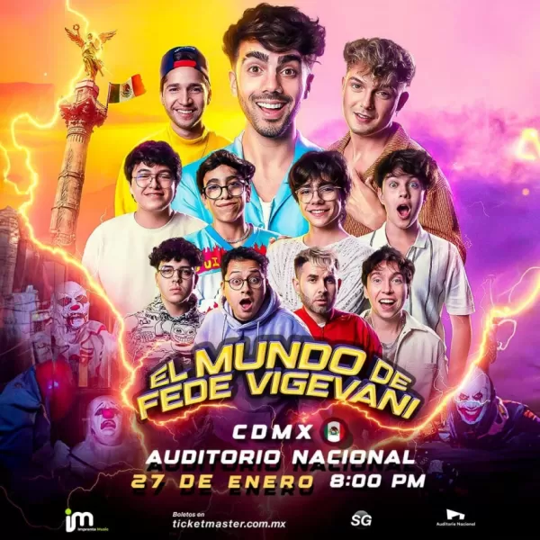 El Mundo de Fede Vigevani en el Auditorio Nacional, Enero 2024