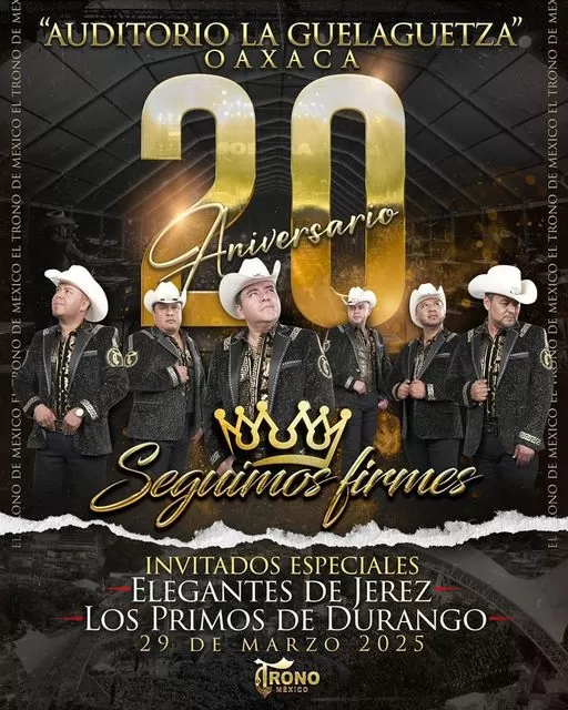 El Trono de México en el Auditorio Guelaguetza, Abril 2025