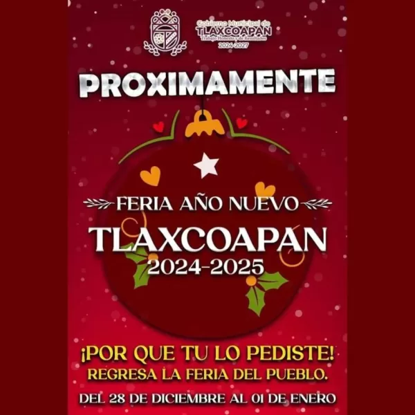 Feria Año Nuevo Tlaxcoapan 2024 - 2025