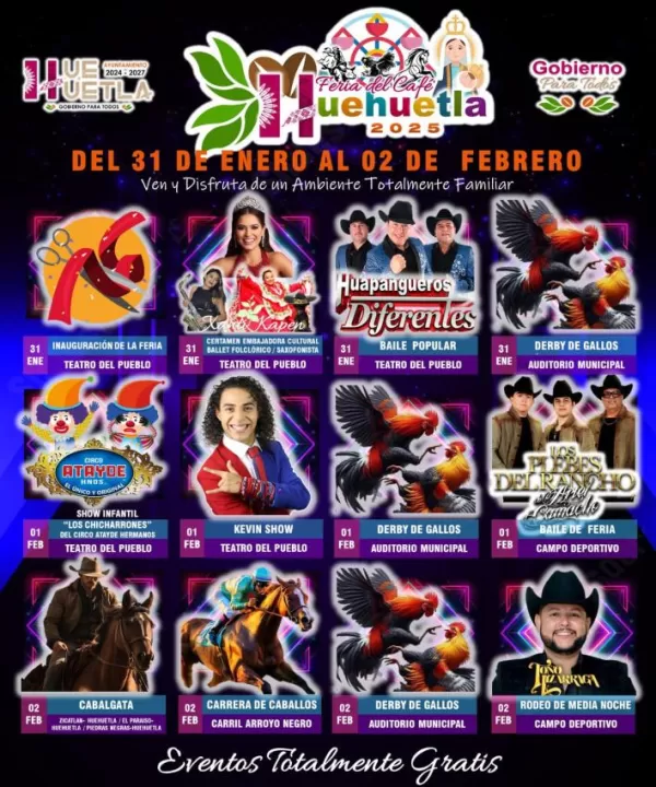 Feria de la Candelaria Huehuetla Hidalgo 2025