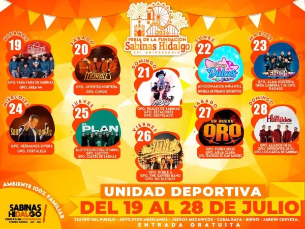 Feria de la Fundación Sabinas Hidalgo 2024