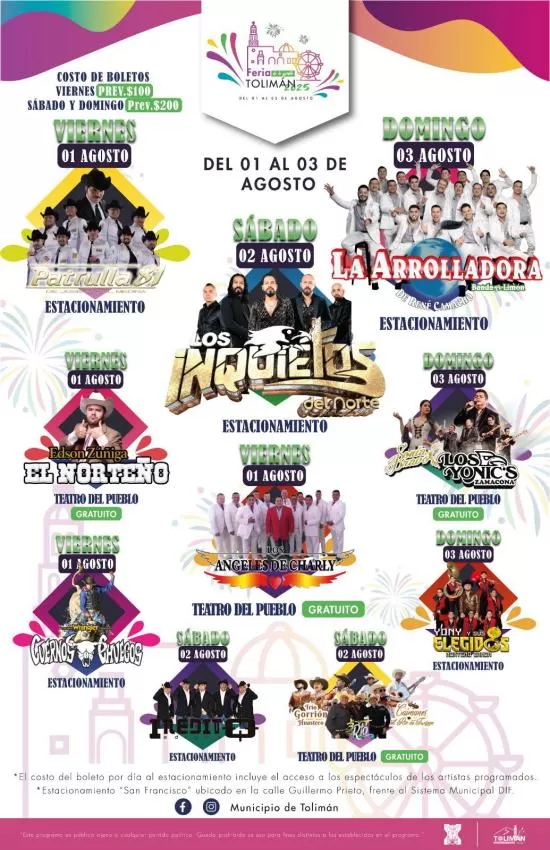 Feria de la Gordita Tolimán 2025