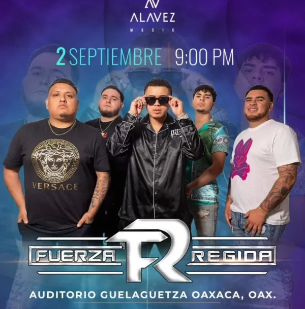 Fuerza Regida en el Auditorio Guelaguetza de Oaxaca, Septiembre 2023