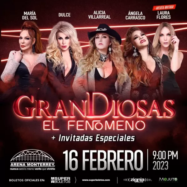 Grandiosas el Fenómeno en la Arena Monterrey, Febrero 2023