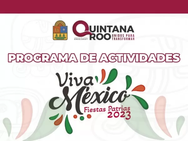 Grito de Independencia 2023 en Chetumal, Quintanna Roo