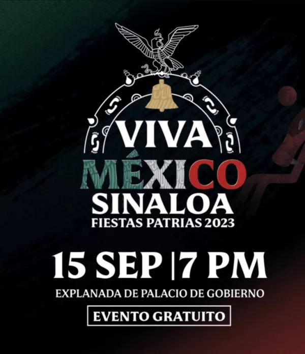 Grito de Independencia 2023 en Culiacán, Sinaloa