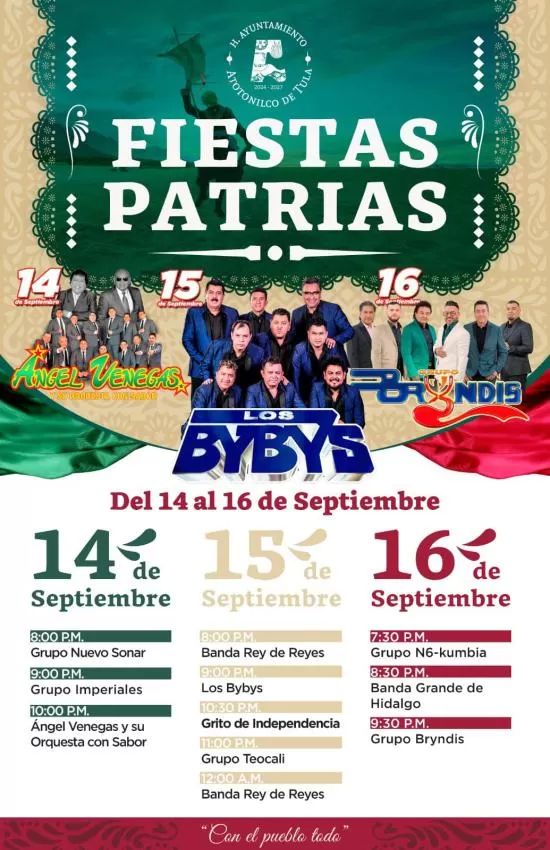 Fiestas Patrias Atotonilco de Tula 2024