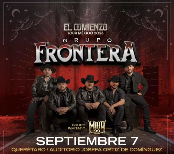 Grupo Frontera en el Auditorio Josefa Ortiz, Querétaro, Septiembre 2023