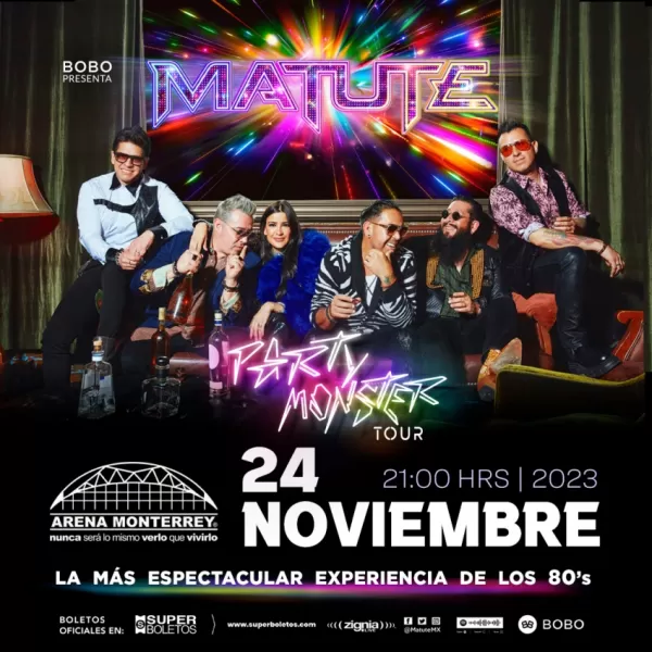 Grupo Matute en la Arena Monterrey, Noviembre 2023