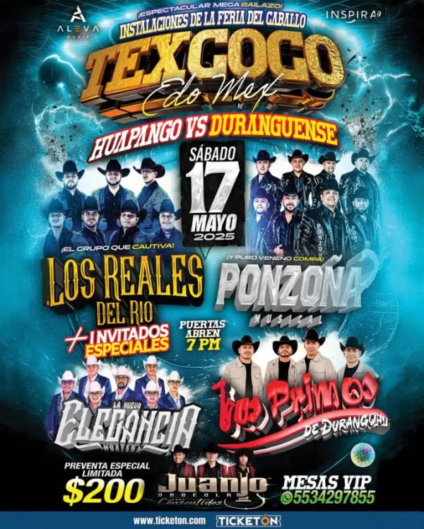 Huapango vs Duranguense en Texcoco, Edomex, Mayo 2025