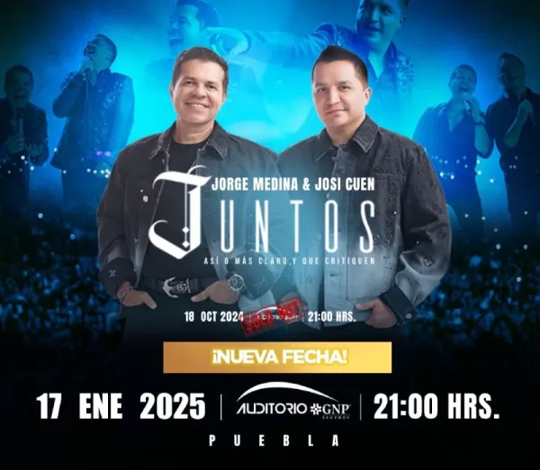 Jorge Medina y Josi Cuen Juntos en el Auditorio GNP Puebla