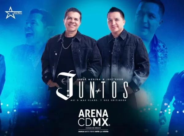 Jorge Medina y Josi Cuen Juntos en la Arena CDMX