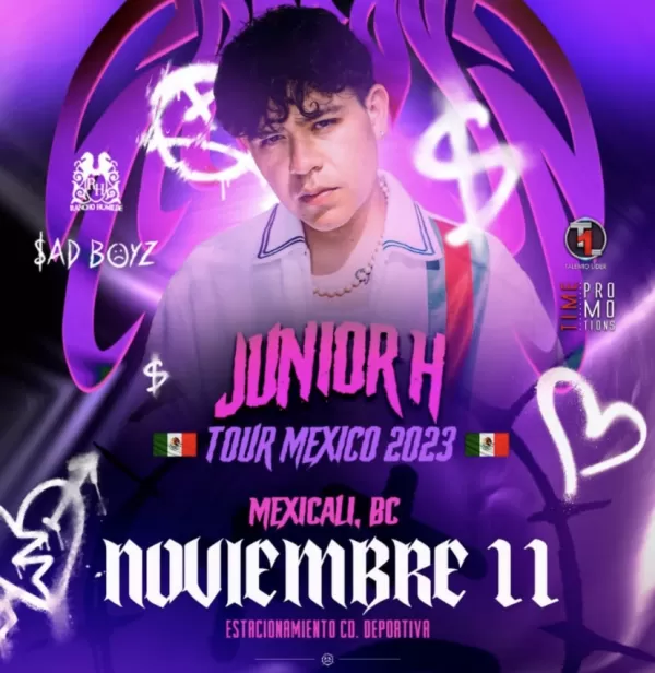 Junior H en Mexicali, Baja California, Octubre 2023