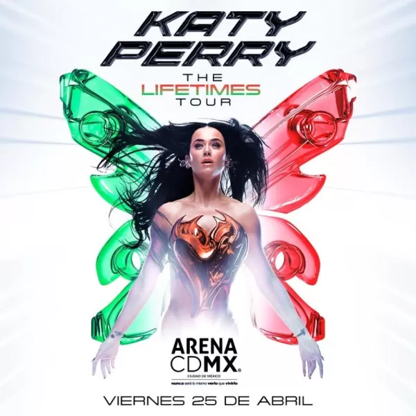 Katy Perry en la Arena CDMX, Abril 2025