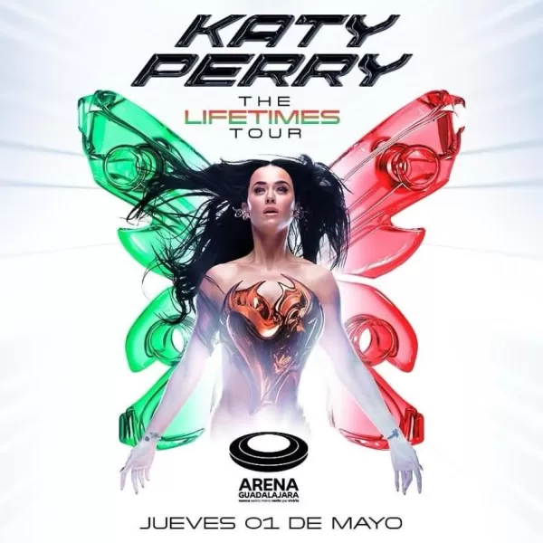 Katy Perry en la Arena Guadalajara, Mayo 2025