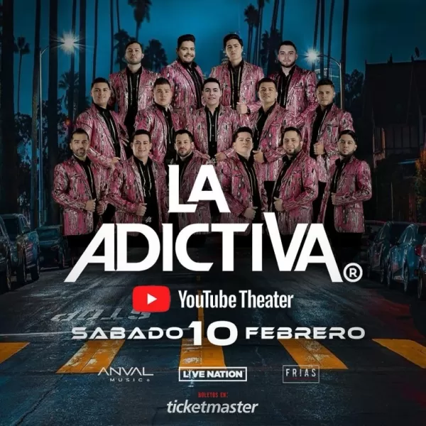 La Adictiva en YouTube Theater, Inglewood, California, Febrero 2024