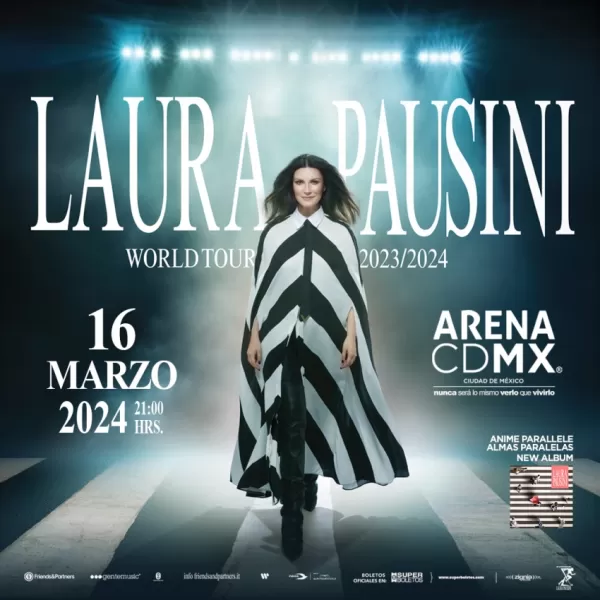 Laura Pausini en la Arena CDMX, Marzo 2024