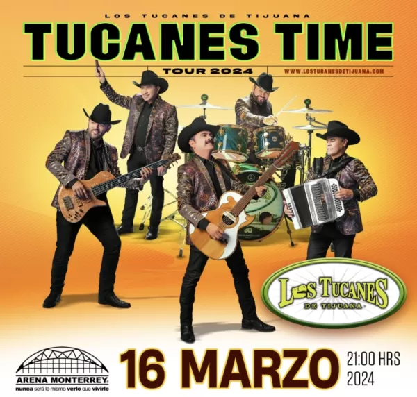 Los Tucanes de Tijuana en la Arena Monterrey, Marzo 2024