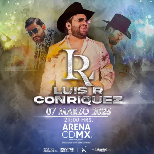 Luis R Conriquez en la Arena CDMX, Marzo 2025