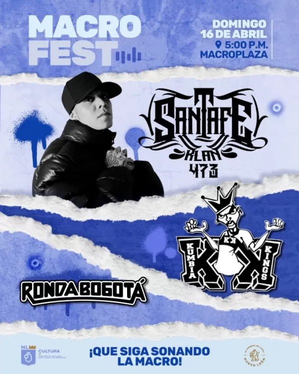 Macro Fest Monterrey 2: Santa Fe Klan, Kumbia Kings y Ronda Bogotá, abril 2023