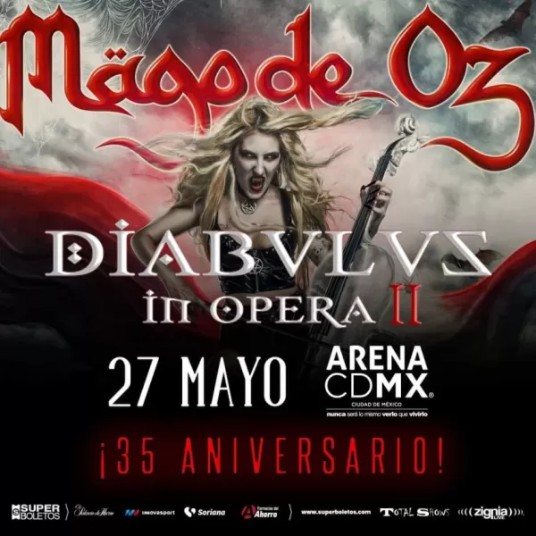 Mago de Oz en la Arena CDMX, Mayo 2023