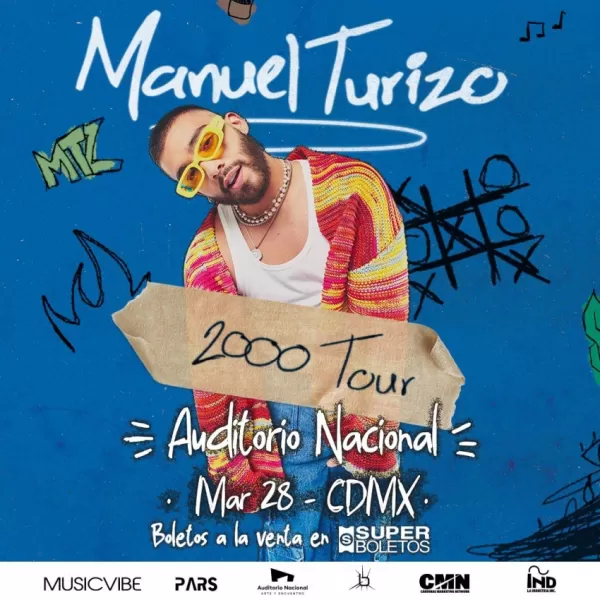 Manuel Turizo en el Auditorio Nacional, Marzo 2023