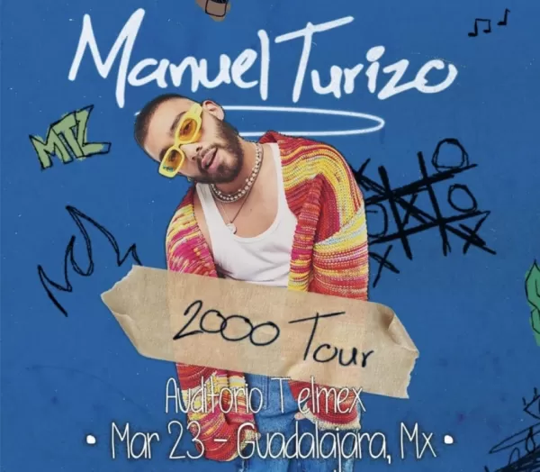 Manuel Turizo en el Auditorio Telmex de Guadalajara, Marzo 2023