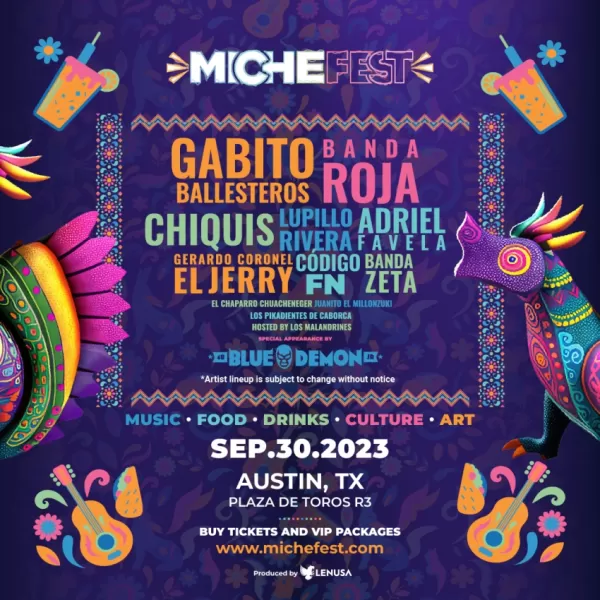 MICHEFEST en Austin, Texas, Septiembre 2023