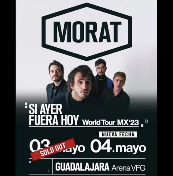 Morat en la Arena VFG Guadalajara, Mayo 2023