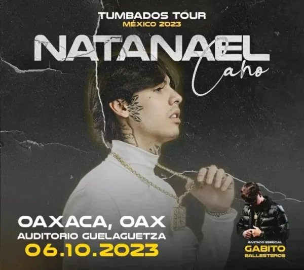 Natanael Cano en el Auditorio Guelaguetza, Oaxaca, Octubre 2023