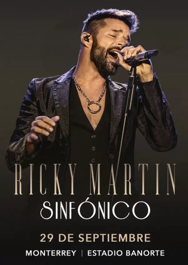 Ricky Martin Sinfónico en Monterrey, Septiembre 2023
