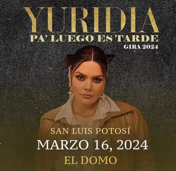 Yuridia en el Domo, San Luis Potosí, marzo 2024