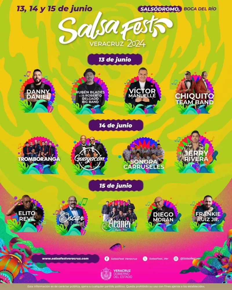 Salsa Fest Boca Del Río Veracruz 2024 Dónde Hay Feria