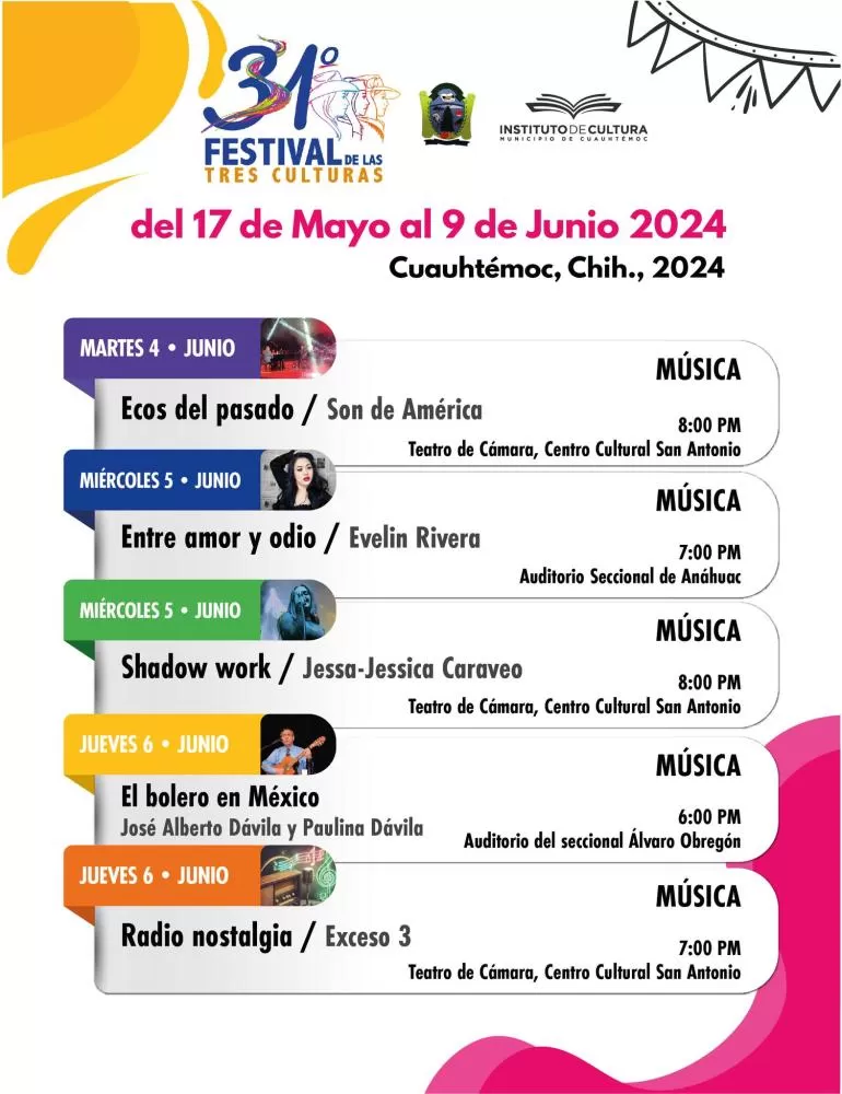 XXXI Festival de las Tres Culturas Cuauhtémoc 2024 Dónde Hay Feria