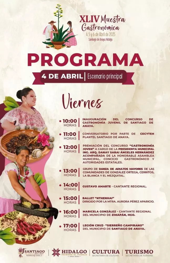 44º Muestra Gastronómica Santiago de Anaya 2025