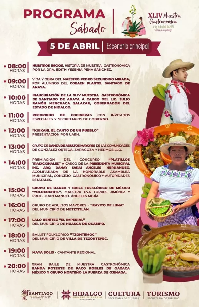 44º Muestra Gastronómica Santiago de Anaya 2025