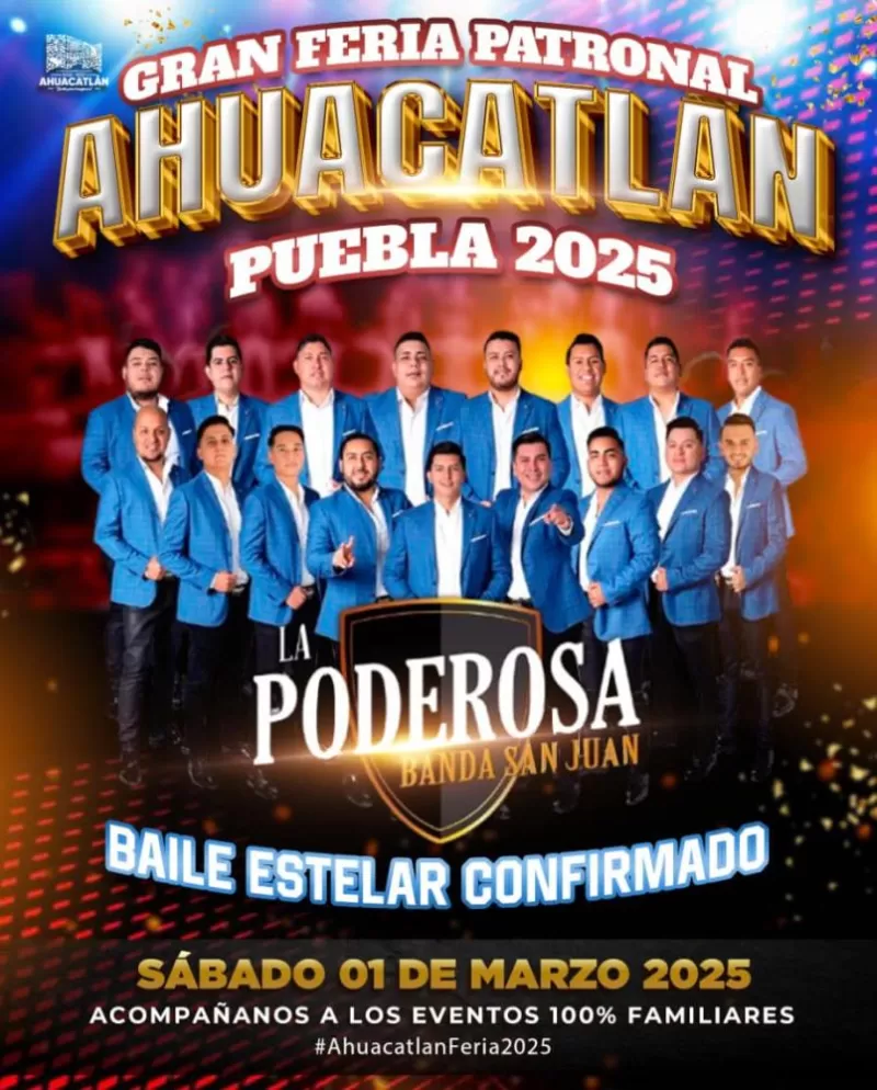 Feria Ahuacatlán Puebla 2025