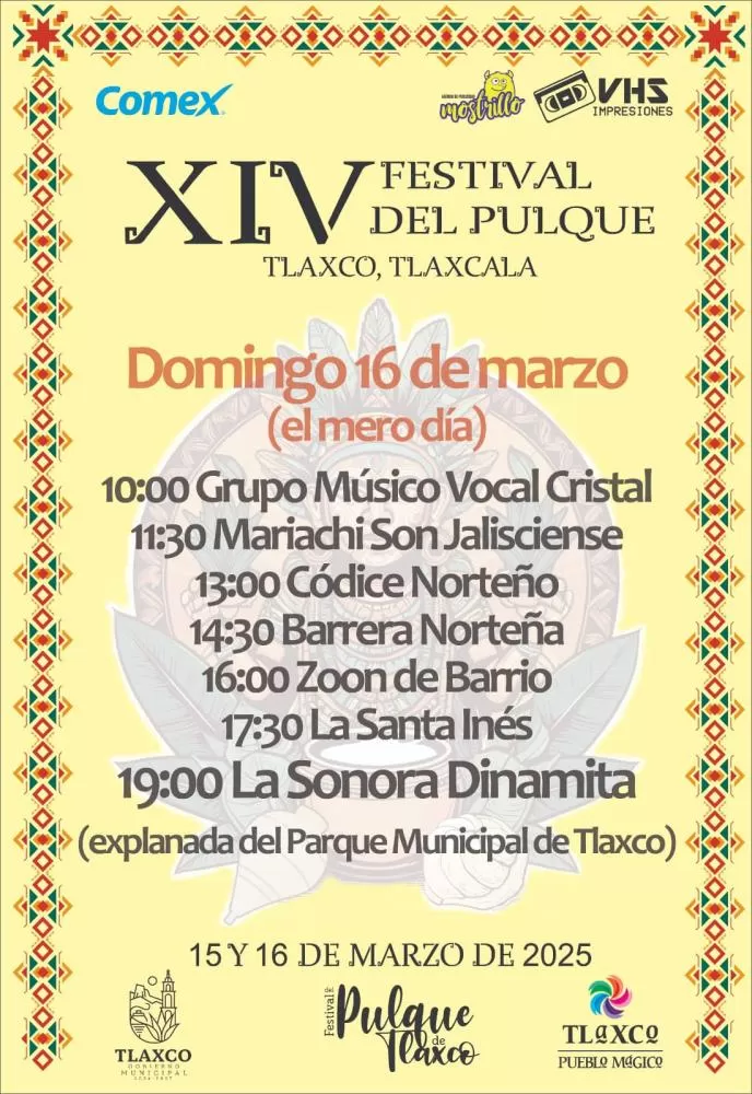 XIV Festival del Pulque Tlaxco 2025