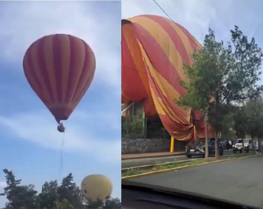 Se desploma globo aerostático en San Martín de las Pirámides, hay 12 heridos Se desploma globo aerostático en San Martín de las Pirámides, hay 12 heridos